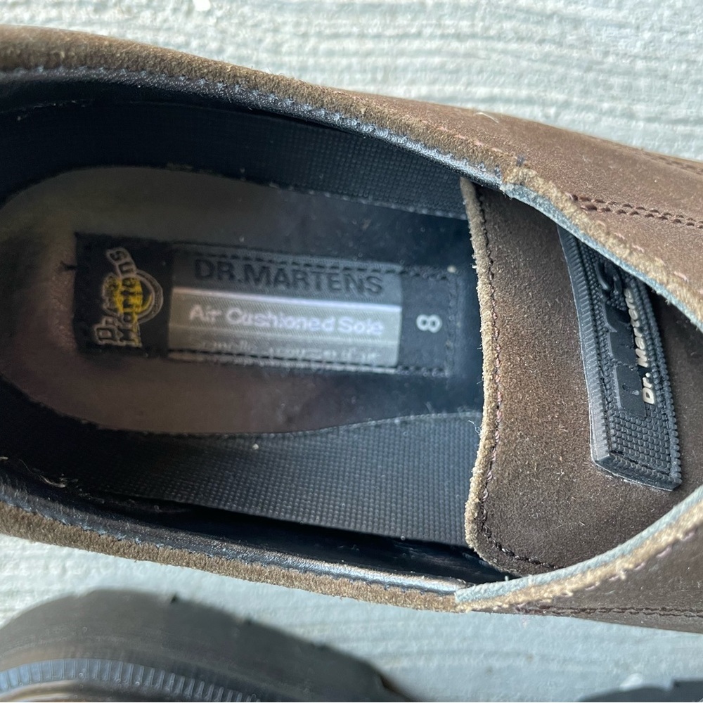 Dr Martens Oxford Suede Leather Shoes Y2K - Size 8 - Picture 4 of 7